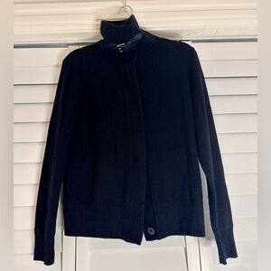 Ralph Lauren Black Wool-Cashmere Blend Sweater
